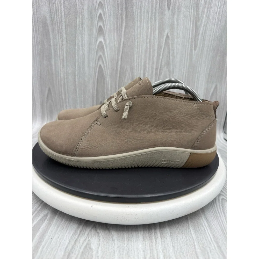 Keen KNX Chukka Safari Plaza Taupe Womens Size 10 Brown Leather Ankle Boots